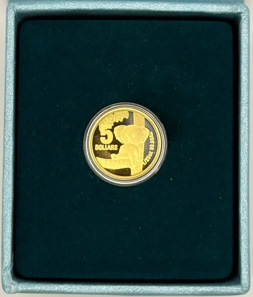 2008 Gold $5 Proof Little Dinkums - Kip Koala