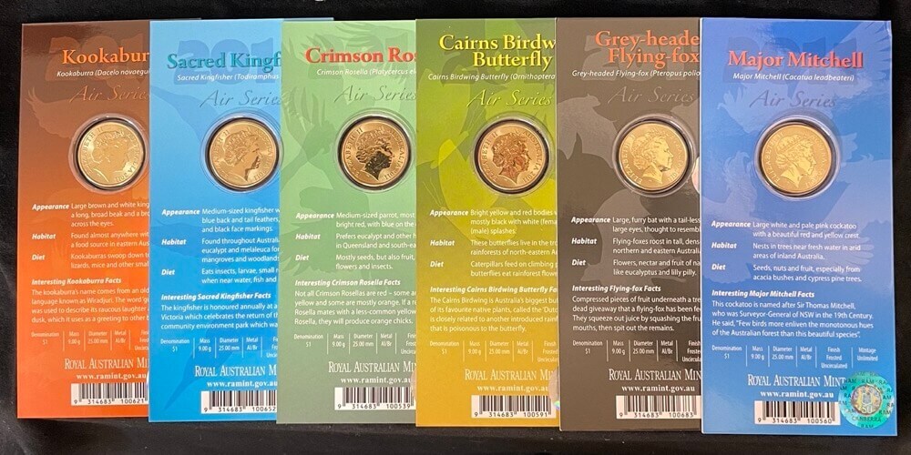 2011 1 Dollar Uncirculated 6 Coin Set Air Series  product image