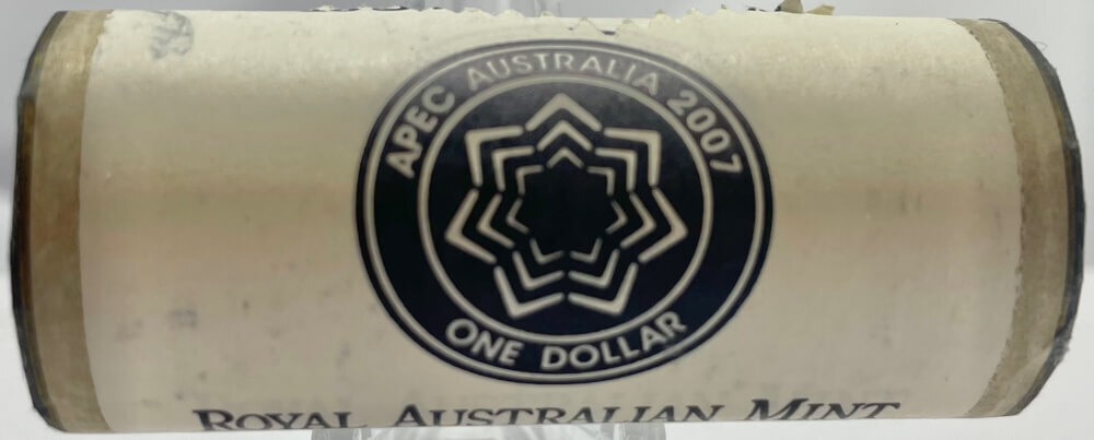 2007 One Dollar Coin Mint Roll APEC Tails/Tails
