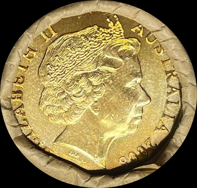 2008 One Dollar Coin Mint Roll Boy Scouts - Heads/Tails