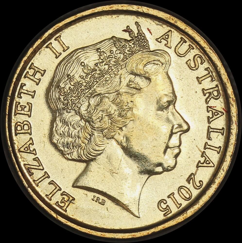 2015 2 Dollar Coloured Coin Lest We Forget Uncirculated