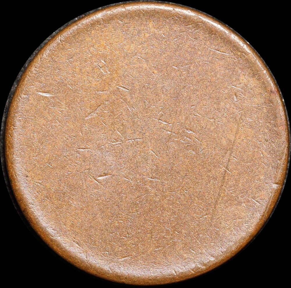 Australia 1 Cent Coin Blank Planchet Error EF product image