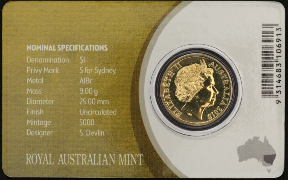 2015 1 Dollar 4 Coin Set ANDA Money Expo Privy Marks product image