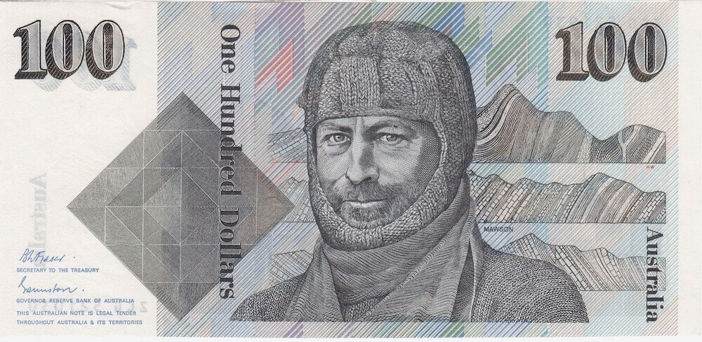 1985 $100 Note Johnston/Fraser R609 Uncirculated