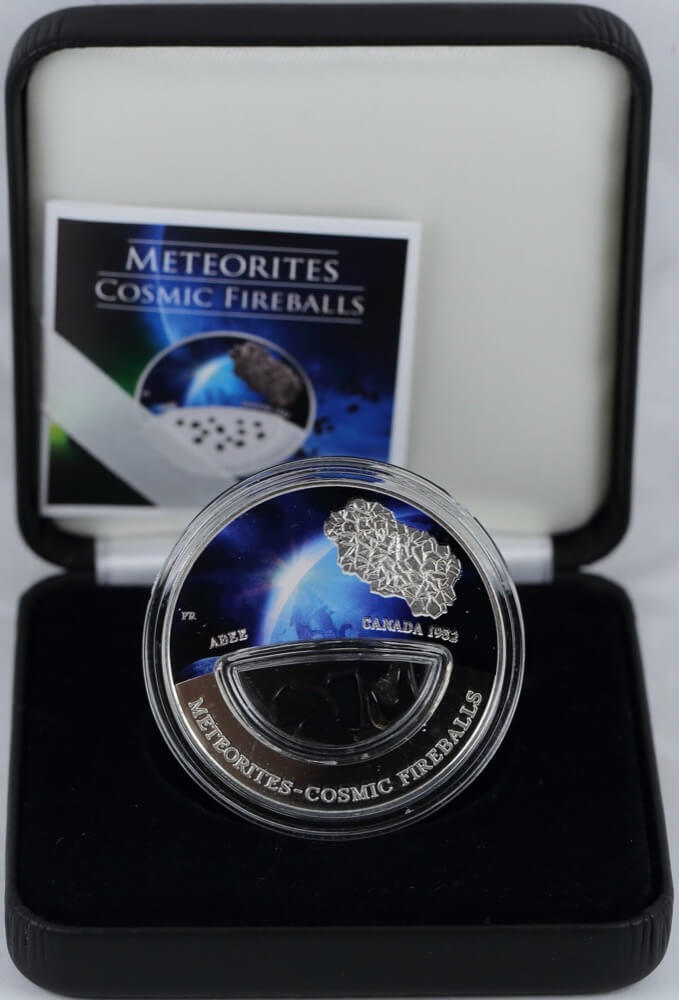 Fiji 2012 Silver 10 Dollars Abee Meteoriate product image