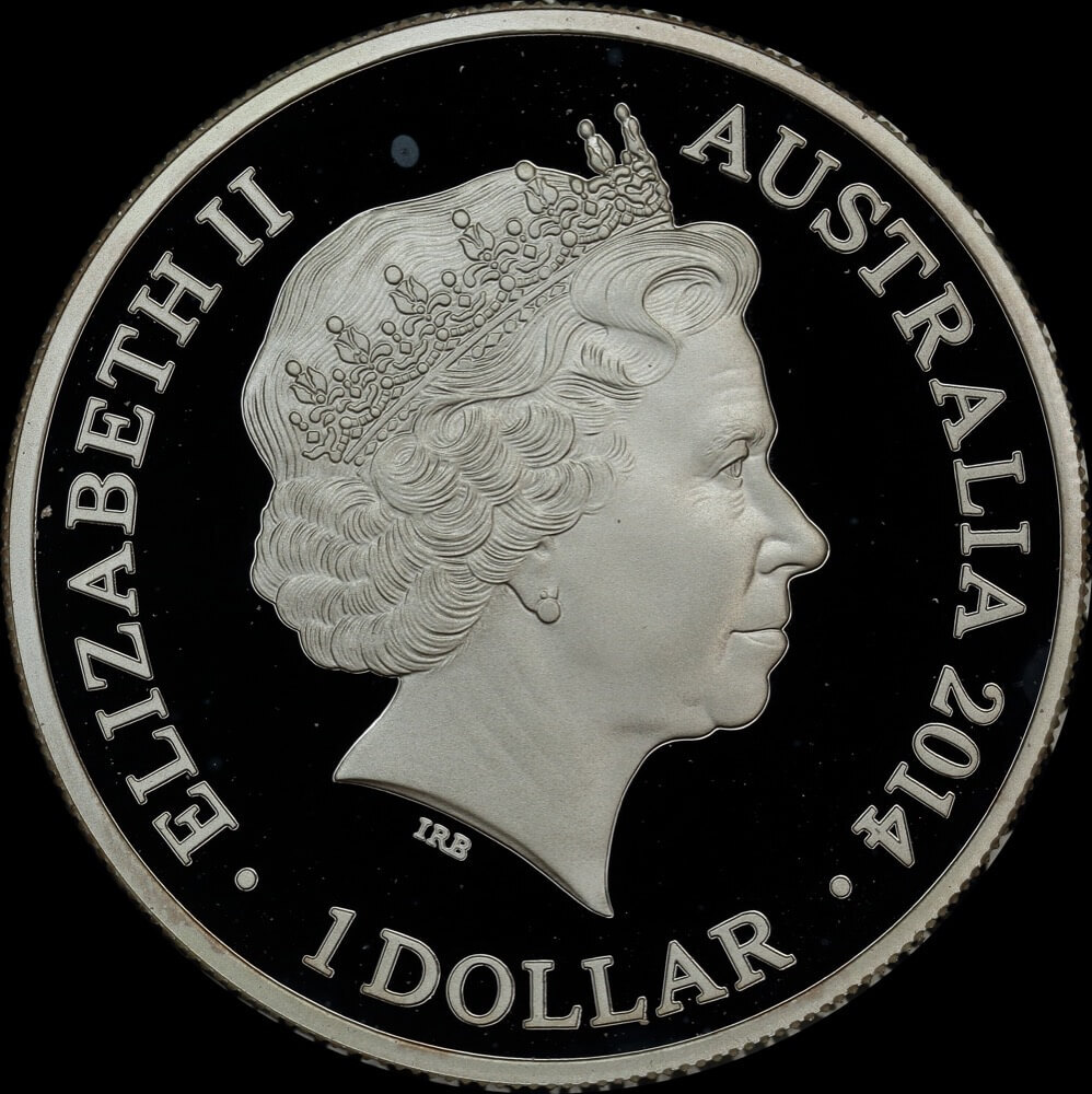 2014 Silver 1oz Unc Coin Kangaroo in the Outback - F15 Privy product image
