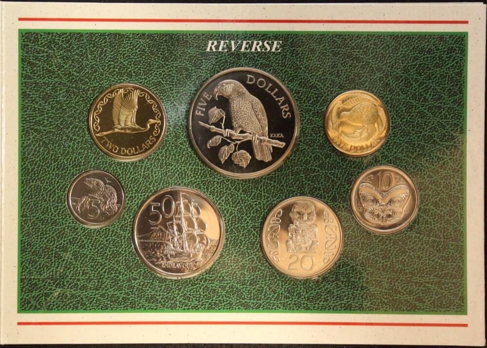 New Zealand 1996 Uncirculated Mint Coin Set KM#MS44 Kaka product image
