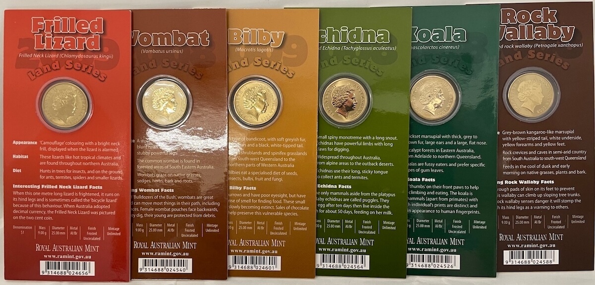 2008 1 Dollar Uncirculated 6 Coin Set Land Series product image