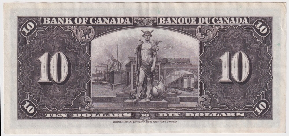 Canada 1937 10 Dollars P# 61c about EF product image