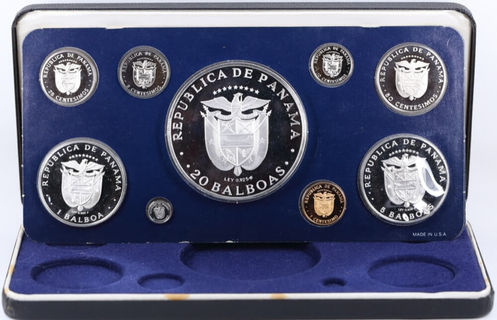 Panama 1976 Silver Proof Coin Set KM# PS15  product image