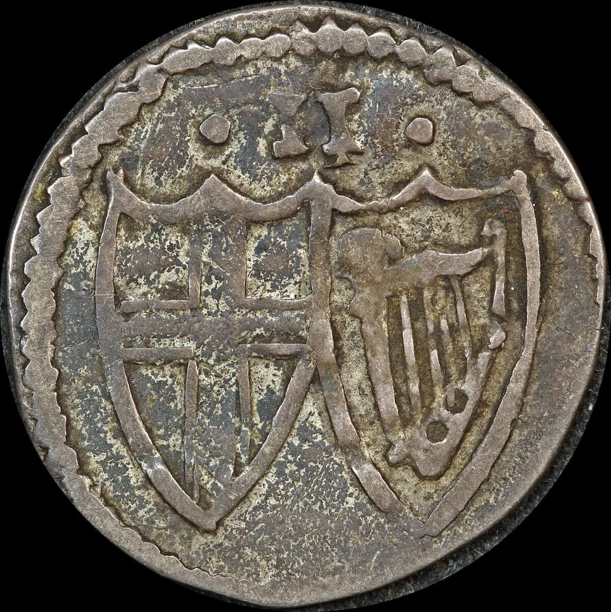 1649 Silver Halfgroat Commonwealth S#3221 Very Fine