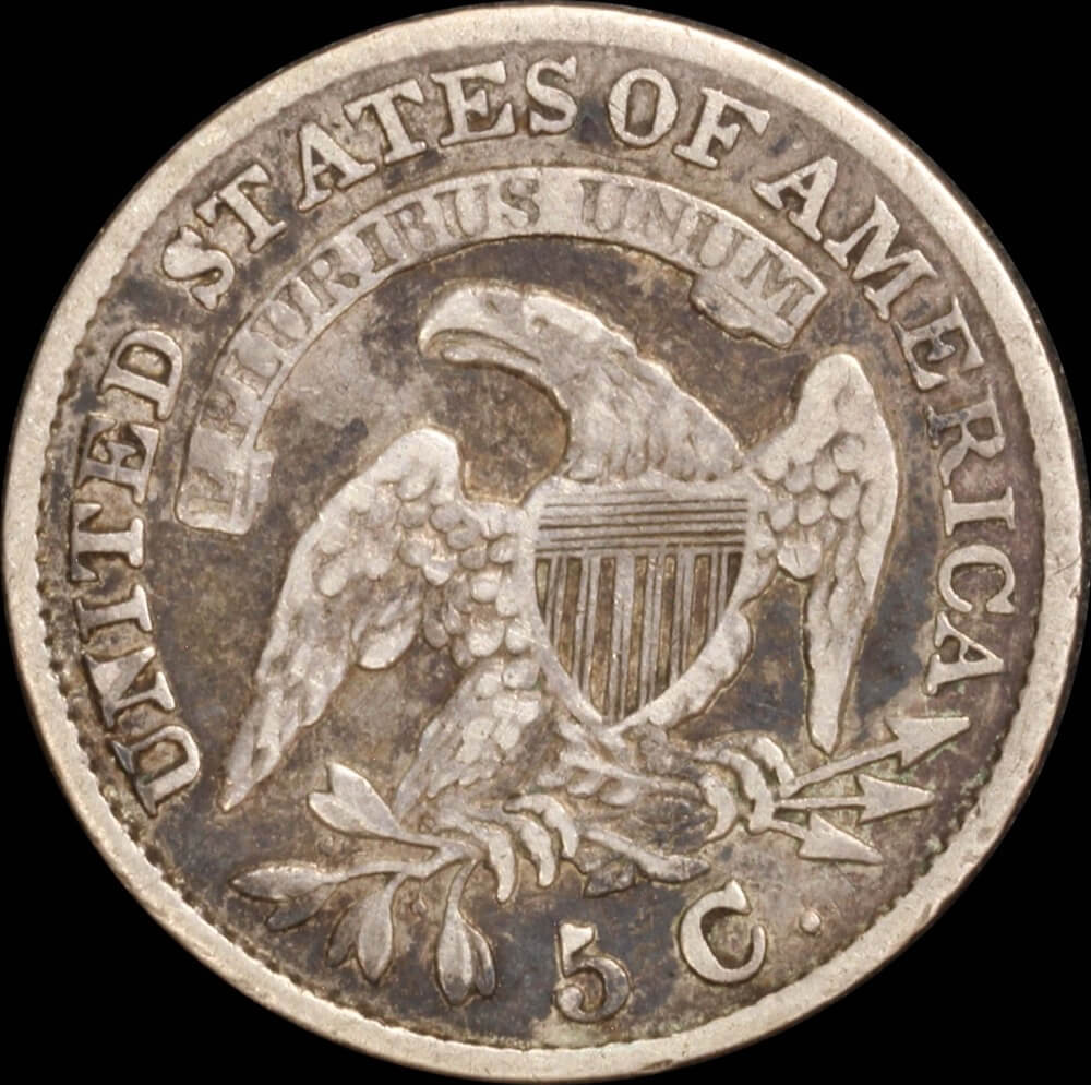 United States 1831 Silver Half Dime KM# 47 about VF product image