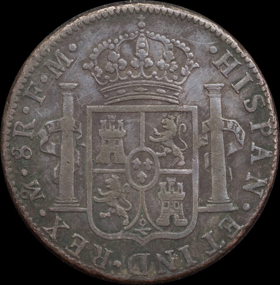 Mexico 1792 Silver 8 Reale KM# 109 good VF product image