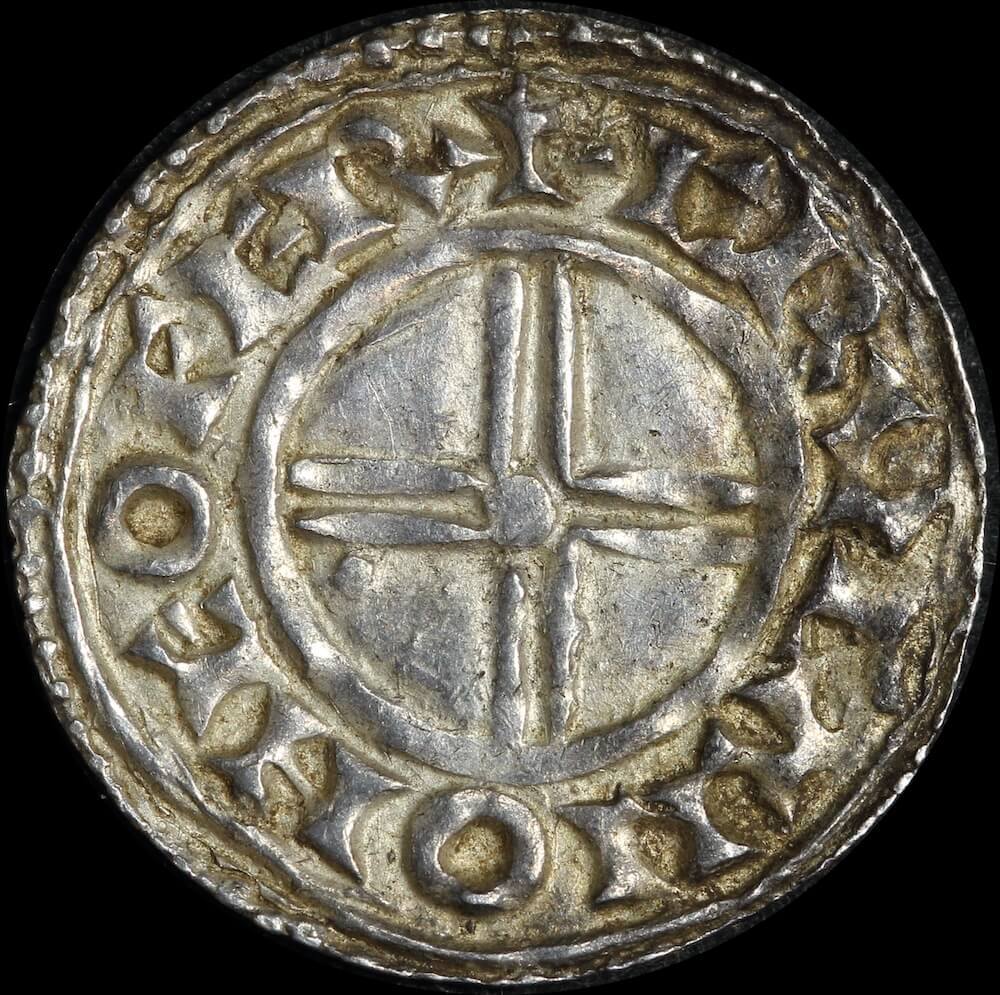 1016 ~ 1035 Silver Penny Cnut S#1159 about EF