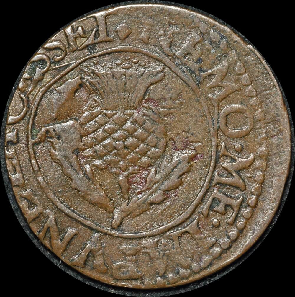 Scotland 1632 Copper Halfgroat SC12D-010 good Fine product image