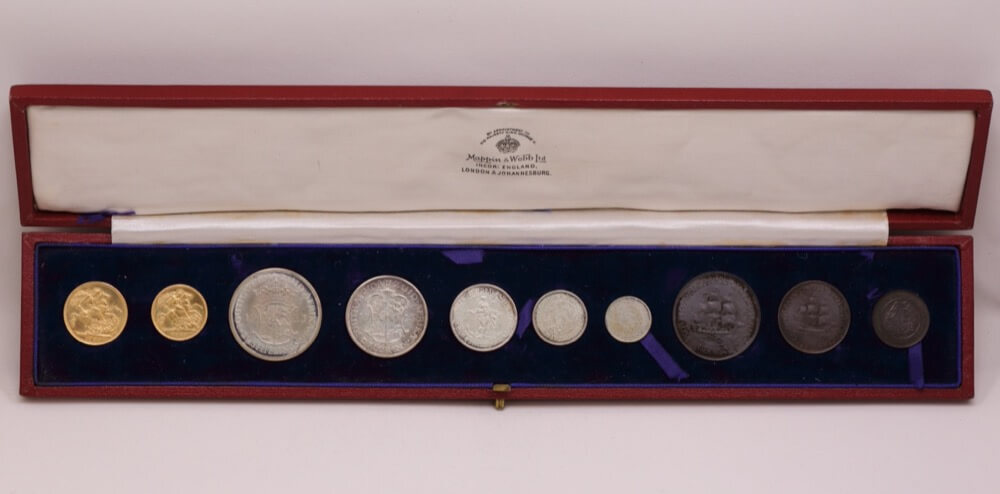South Africa 1923 Proof Coin Set PCGS PR63 - PR67 With Presentation Case product image