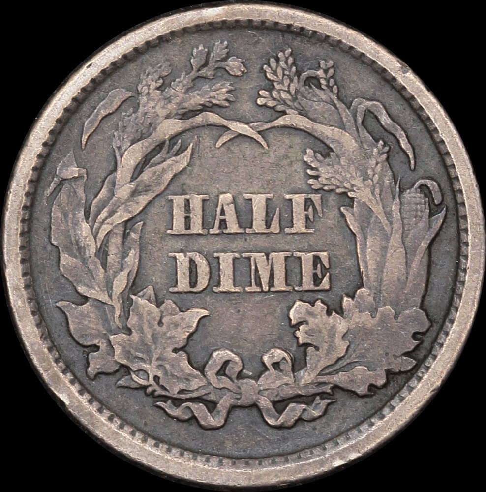 United States 1860 Silver Half Dime KM# 91 Very Fine product image