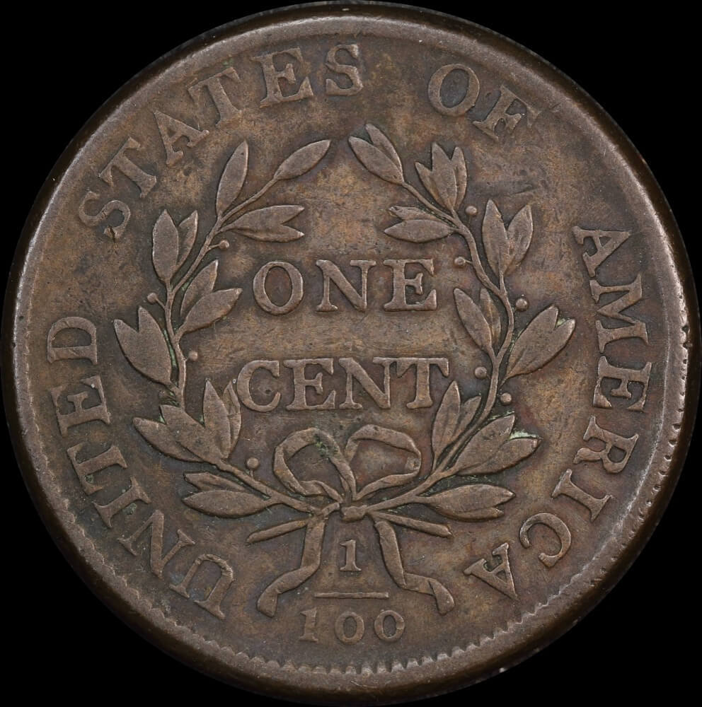 United States 1805 Copper Draped Bust Cent KM# 22 Fine product image