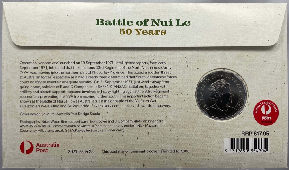 2021 50 Cent PNC Battle of Nui Le product image