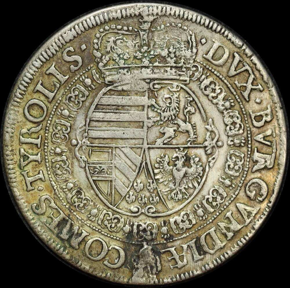 Austria 1663 Silver 15 Lreuzer KM# 1170 good Fine product image