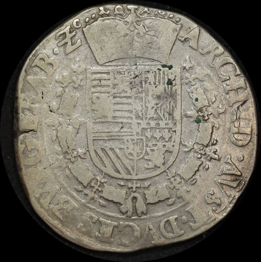 Spanish Netherlands (Brabant) 1616 Silver Ducaton Dav# 4432 good Fine product image