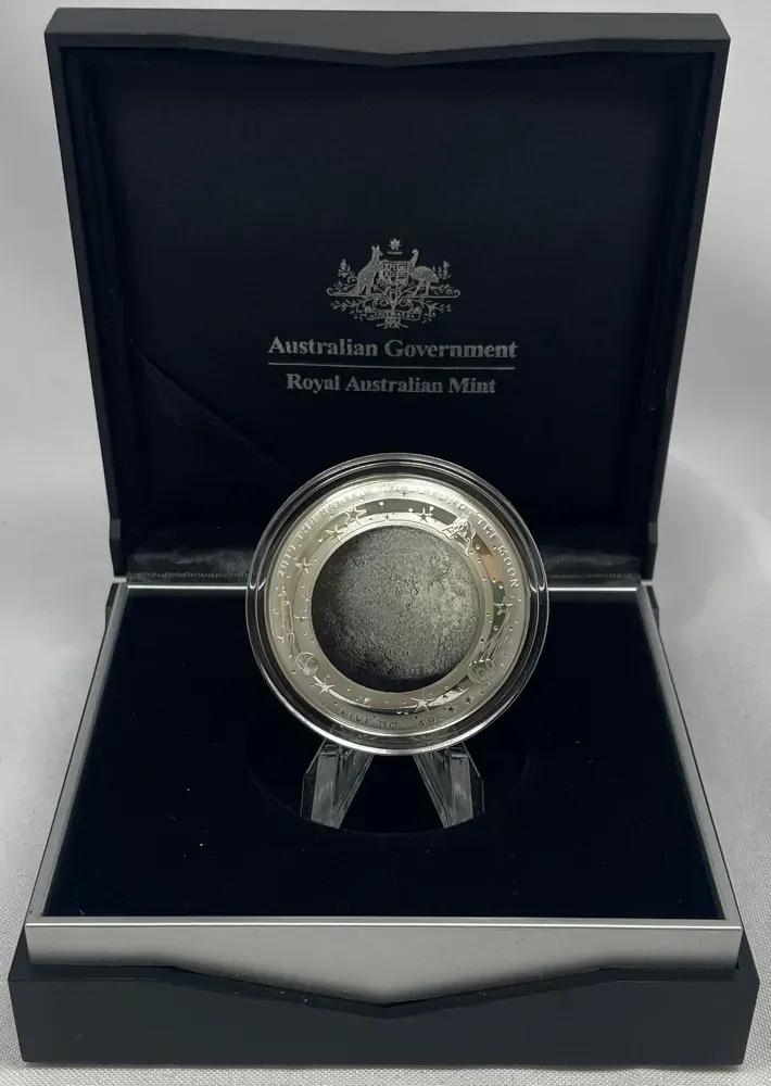 2019 5 Dollar Silver Poof Domed Moon
