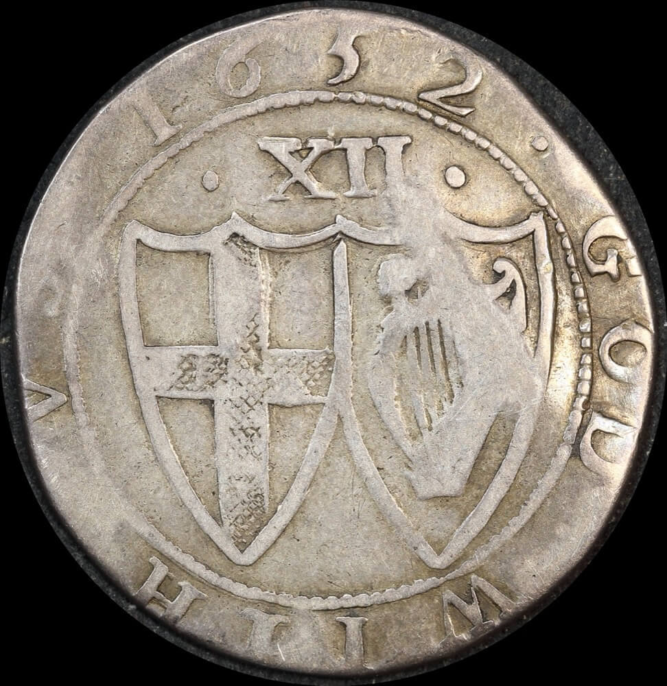 1652 Silver Shilling Commonwealth S#3217 Fine product image