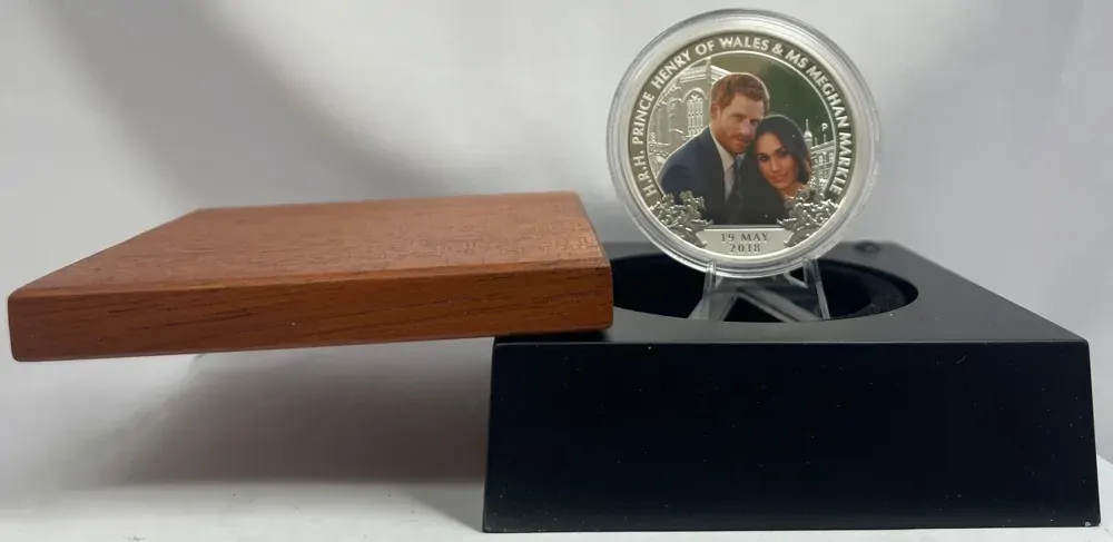 2018 Silver 1 Ounce Proof Coin Wedding of Harry and Meghan
