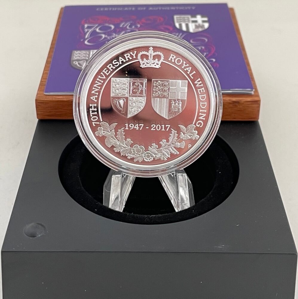 2017 Silver 1oz Proof  Coin 70th Anniversary - Royal Wedding product image