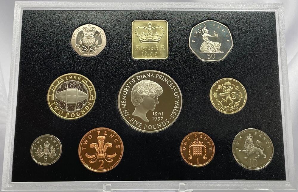 United Kingdom 1999 Deluxe Proof Coin Set  product image