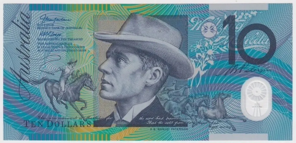 2002 $10 Note MacFarlane/Henry GL02 Last Prefix R320aL Uncirculated