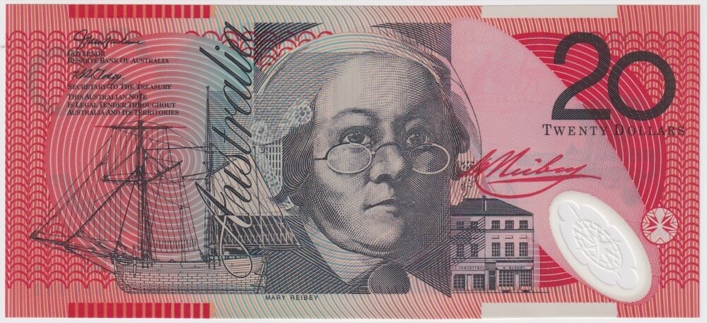 2005 $20 Note AA05 First Prefix Macfarlane/Henry R420cF Uncirculated