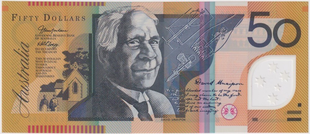 2005 $50 Note JC05 Last Prefix MacFarlane/Henry R520cL Uncirculated