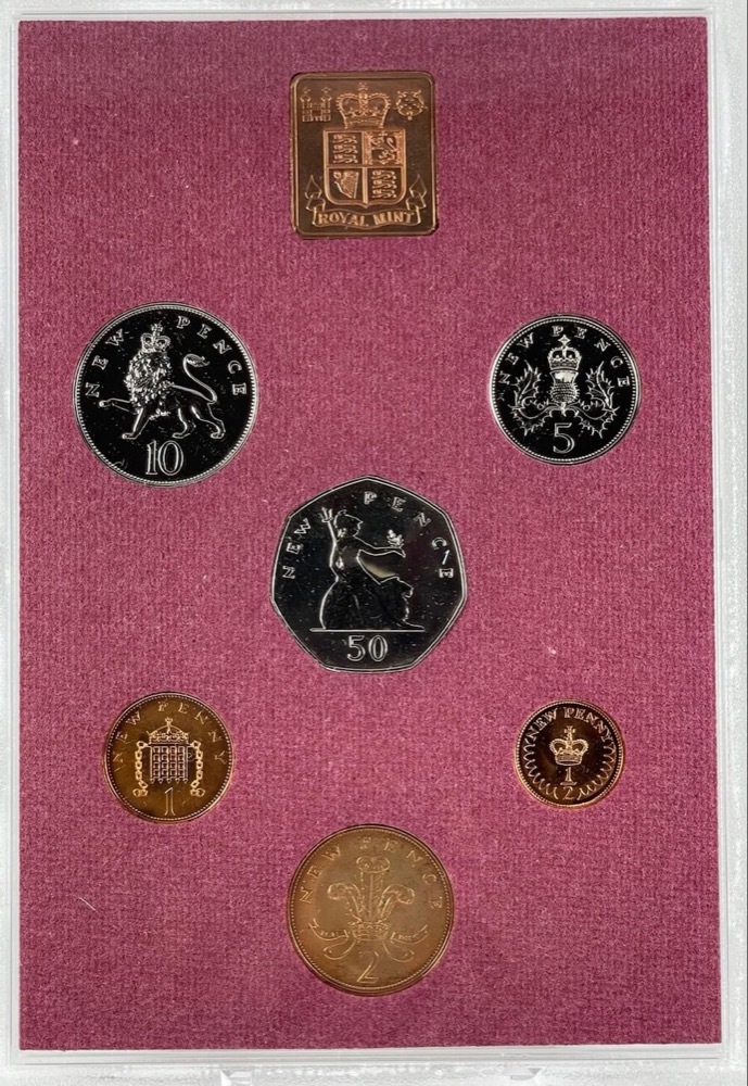 【正規通販】 Guyana 1979 Copper-Nickel 6 Coin Proof Set | Sterling & Currency コレクション