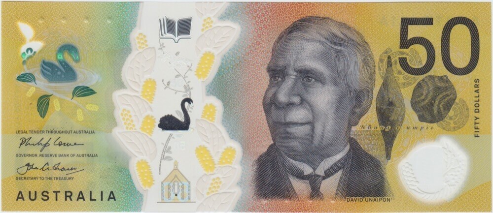 Australia 2018 $50 Note IB18 Last Prefix Lowe / Fraser R#525L Uncirculated