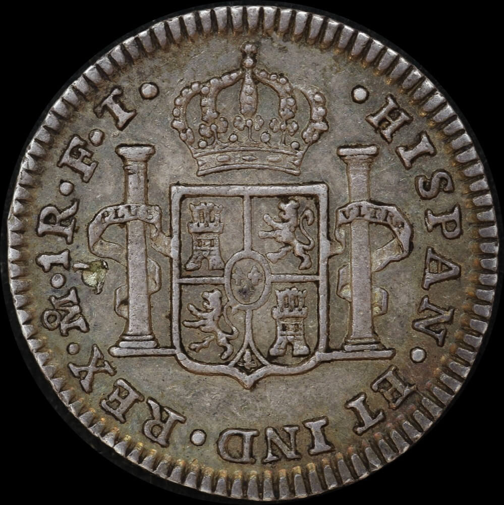 Mexico 1801 Silver 1 Reale KM# 81 about EF product image
