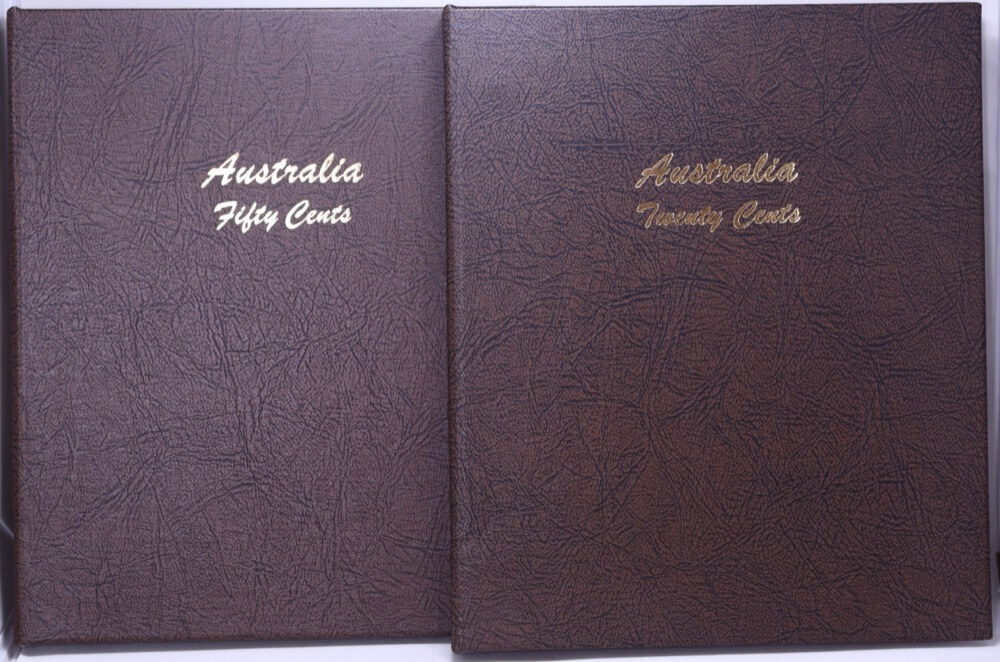 Complete Set of Australian Decimal Coins in Dansco Supreme Album 1966-1981 Unc