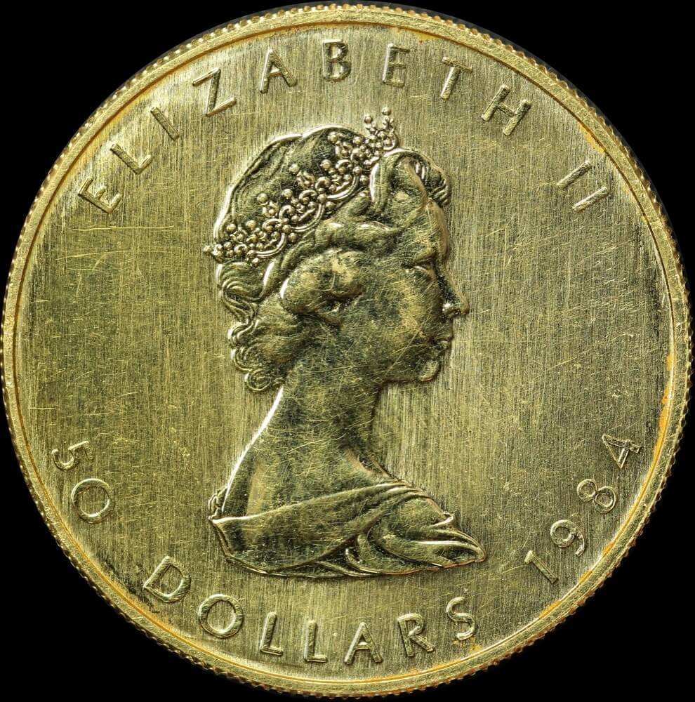 Canada 1984 Gold 1oz Maple Leaf KM#125.2 Uncirculated product image