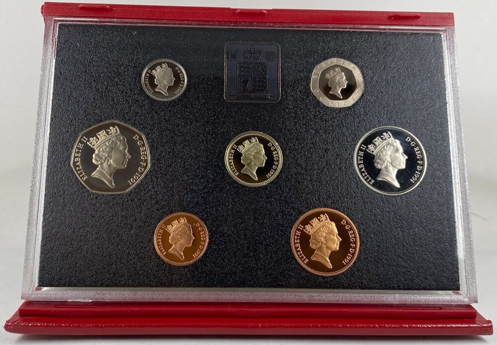Great Britain 1991 Deluxe Proof Coin Set product image
