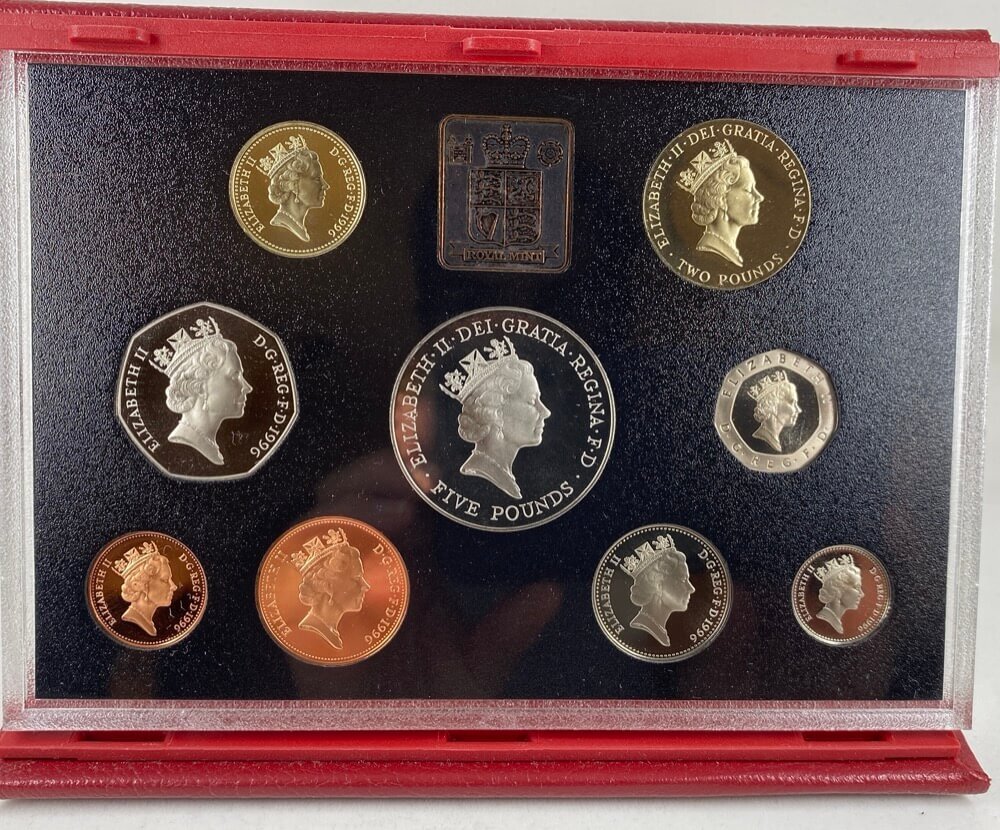 Great Britain 1996 Deluxe Proof Coin Set product image
