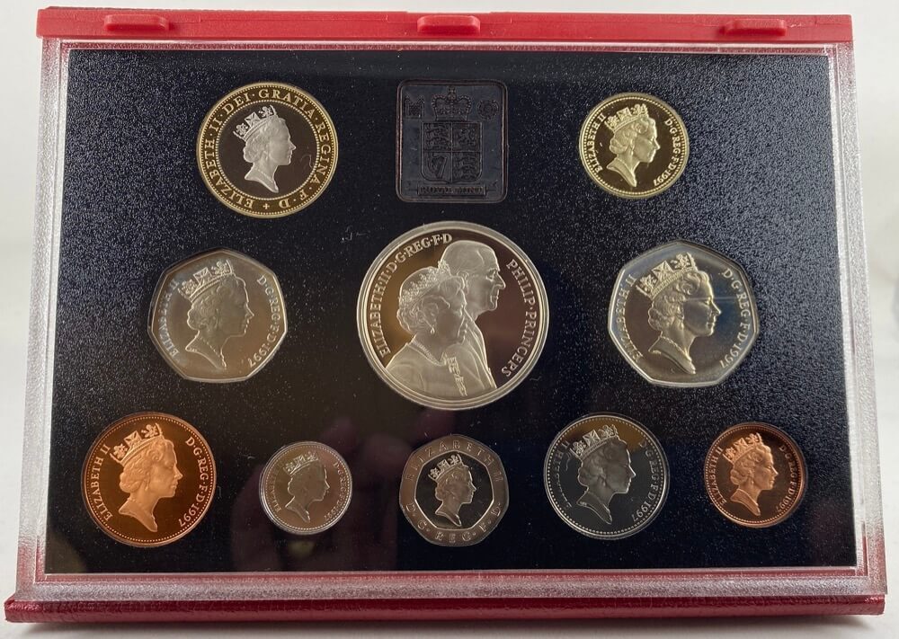 Great Britain 1997 Deluxe Proof Coin Set product image