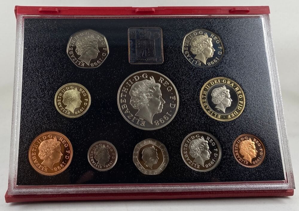 Great Britain 1998 Deluxe Proof Coin Set product image