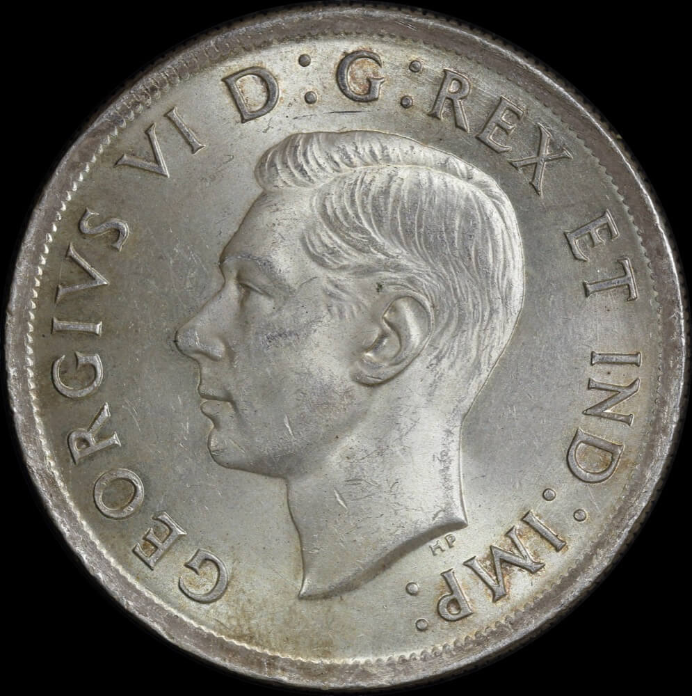 Canada 1939 Silver Dollar KM# 38 about Unc product image