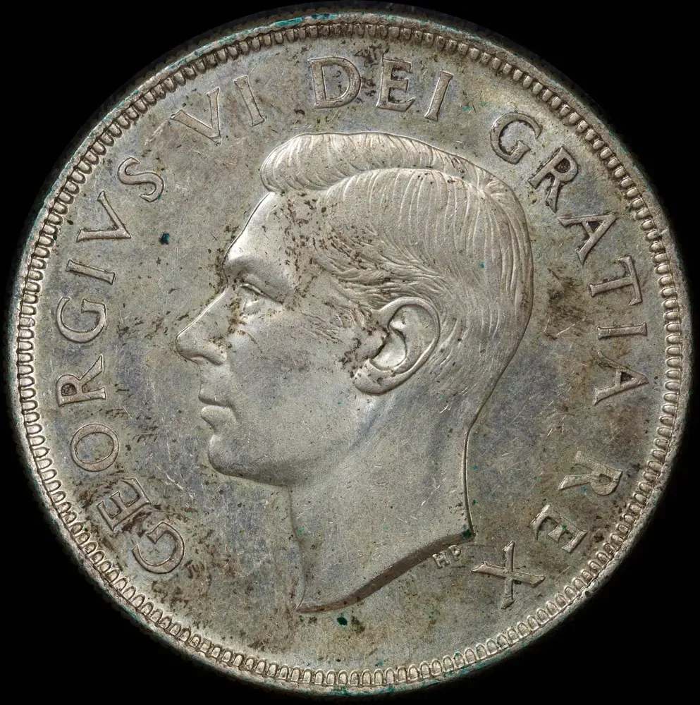 Canada 1952 Silver 1 Dollar Voyageur KM# 46 Uncirculated
