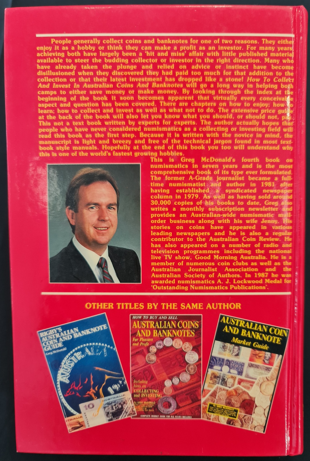 Collecting And Investing In Australian Coins And Banknotes Book by Greg McDonald product image