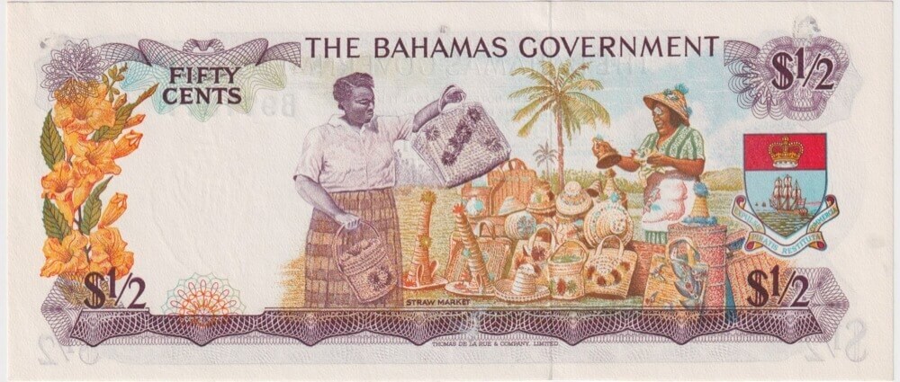 Bahamas 1965 50 Cents P# 17 Uncirculated product image