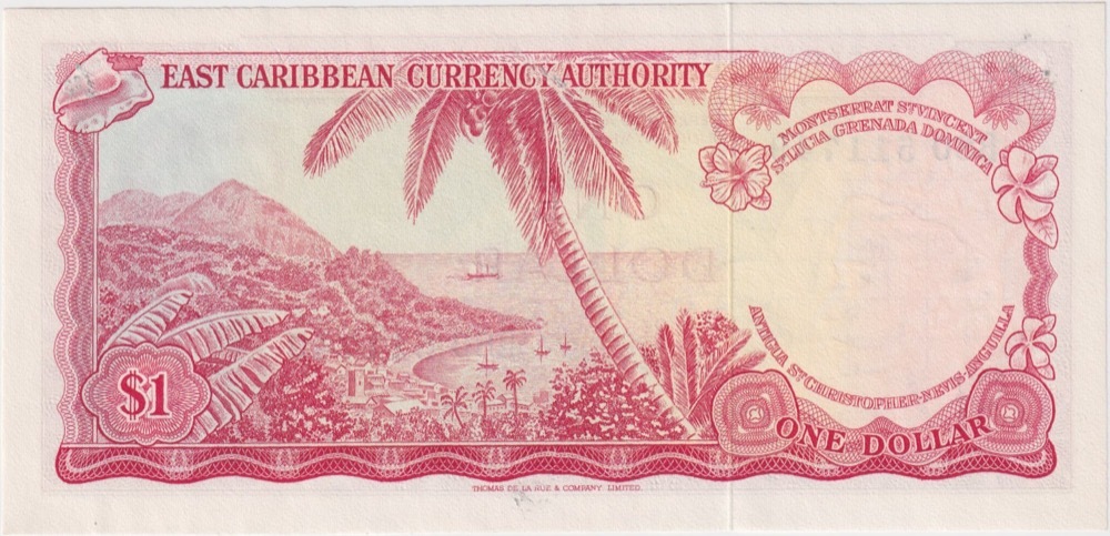 East Caribbean States 1965 1 Dollar P# 13f Uncirculated product image