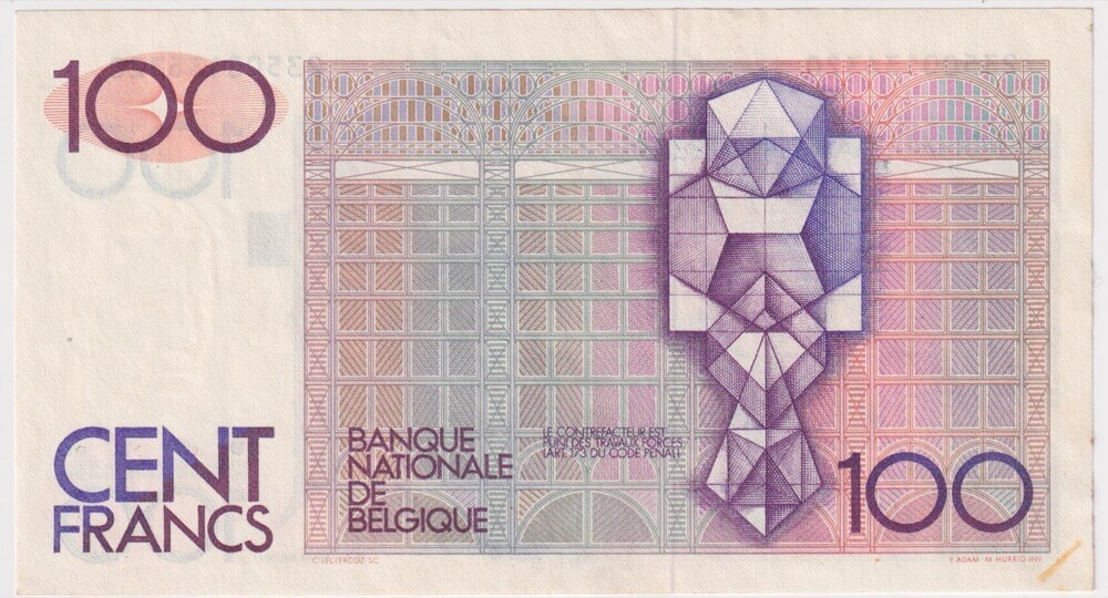 Belgium 1982 100 Francs P# 142a Uncirculated product image
