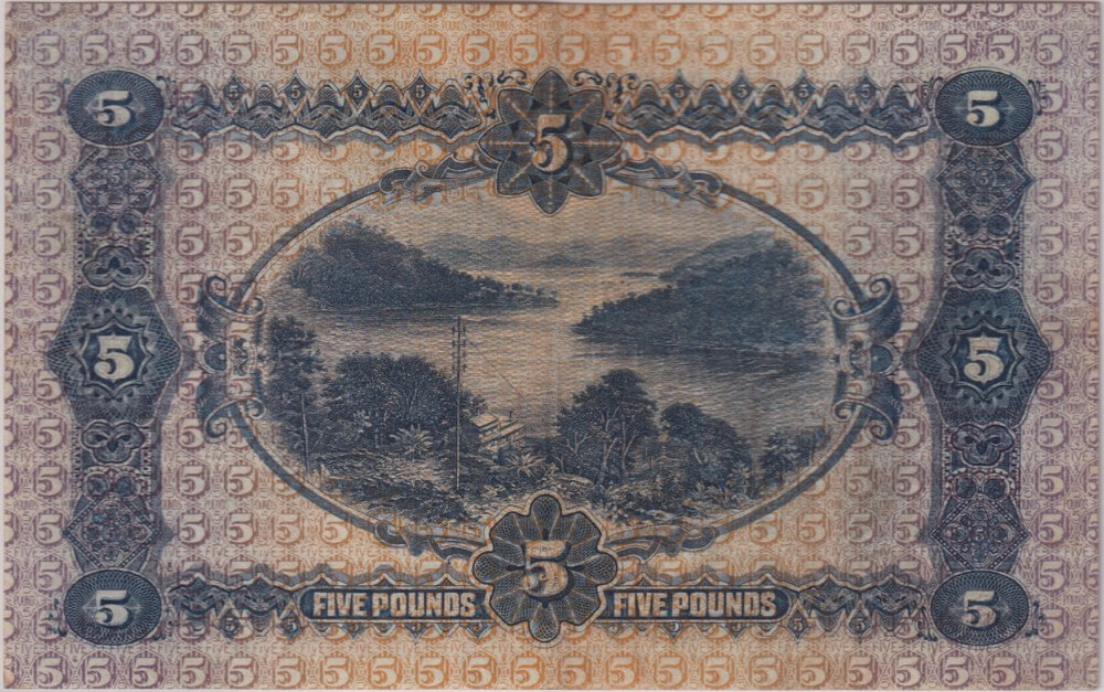 1916 Five Pound Collins/Allen R36cF Suffix PCGS Choice VF35