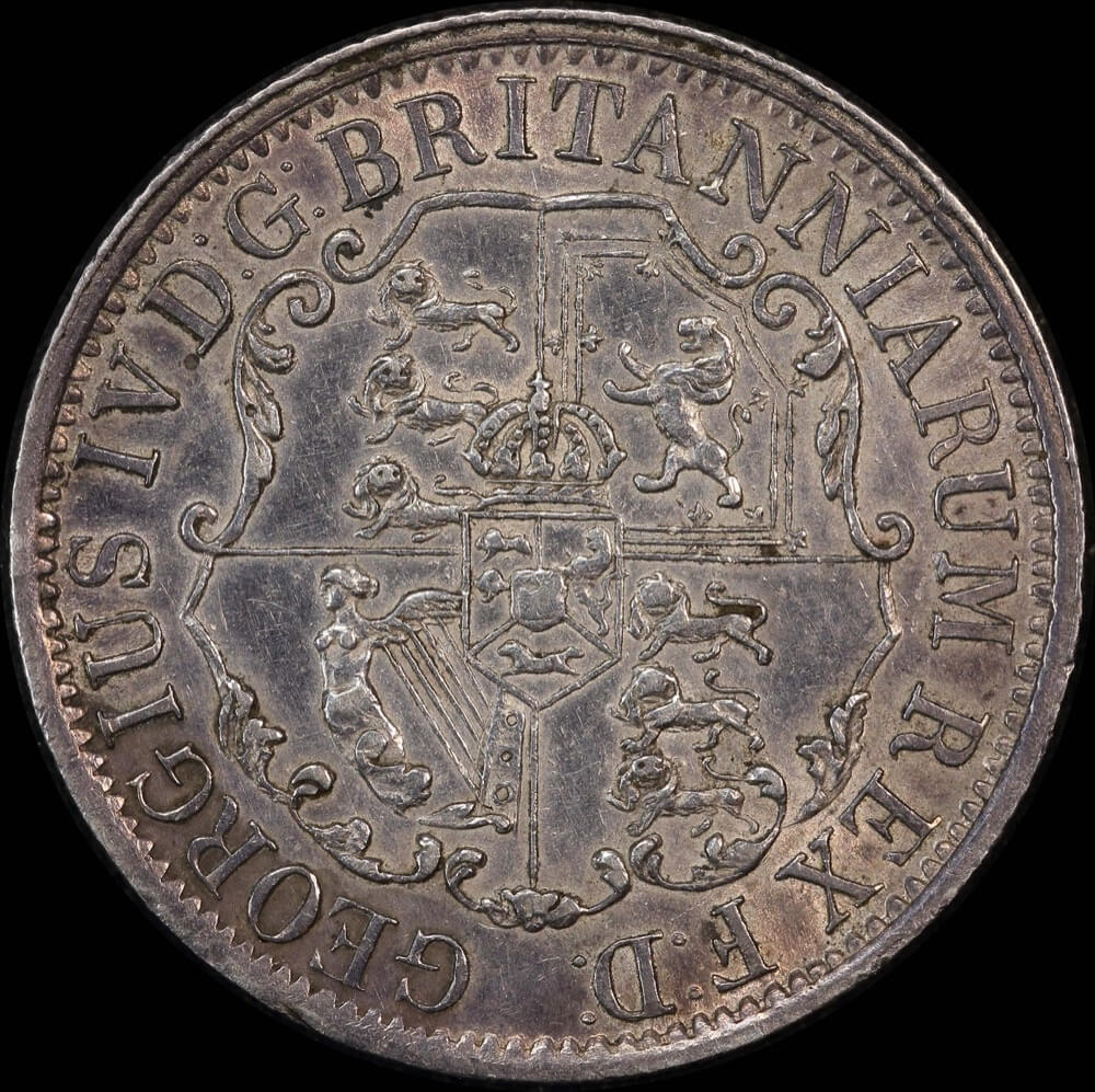 British West Indies 1822 Silver Quarter Dollar KM# 3 Extremely Fine product image